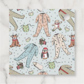 ベビー初めてのクリスマスホリデーシーズンギフトラベル フェイバータグ (裏面)