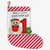 ベビー初めてのクリスマスホリデーストッキング スモールクリスマスストッキング (正面)