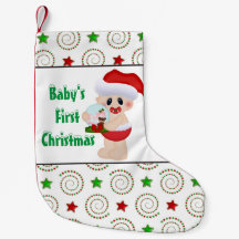 ベビー初めてのクリスマスホリデーストッキング