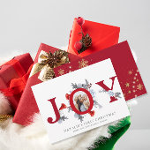 ベビー初めてのクリスマスポインセチア松フローラ写真 シーズンカード