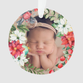 ベビー初めてのクリスマスリースアクリルオーナメント オーナメント