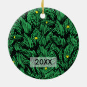 ベビー初めてのクリスマス写真オーナメント セラミックオーナメント (裏面)