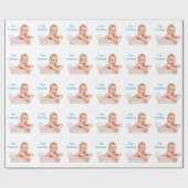 ベビー初めてのクリスマス写真 ラッピングペーパー (フラット)