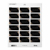 ベビー初めてのクリスマス冬の雪片フォト誕生 ラベル (フルシート)