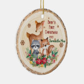 ベビー初めてのクリスマス動物オーナメント セラミックオーナメント (右)