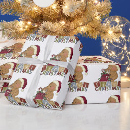 ベビー初めてのクリスマス包装紙 ラッピングペーパー