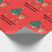 ベビー初めてのクリスマス包装紙 ラッピングペーパー (角)