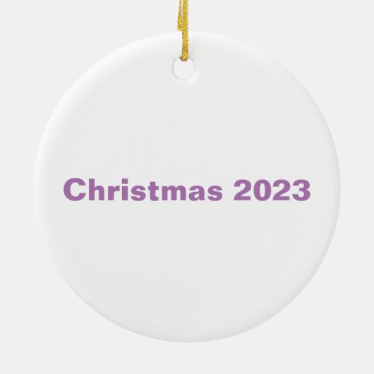 ベビー初めてのクリスマス恐竜。カスタマイズ可能 セラミックオーナメント (裏面)