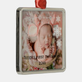 ベビー初めてのクリスマス金属オーナメント メタルオーナメント (右)