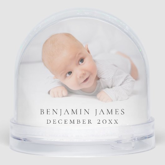 ベビー初めてのクリスマス2写真の名前と年 (裏面)