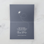 "ベビー初めてのクリスマス"の-写真のクリスマスカード シーズンカード (内部)