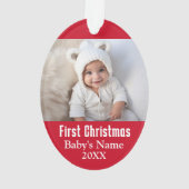 ベビー初めてのクリスマス オーナメント (裏面)