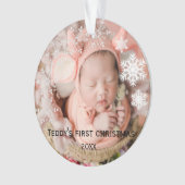 ベビー初めてのクリスマス オーナメント (正面)