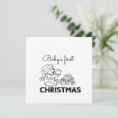 ベビー初めてのクリスマス カード (スタンド正面)