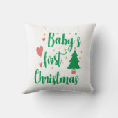 ベビー初めてのクリスマス クッション (裏面)