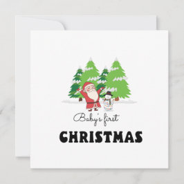 ベビー初めてのクリスマス シーズンカード