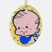 ベビー初めてのクリスマス セラミックオーナメント (右)