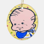 ベビー初めてのクリスマス セラミックオーナメント (左)