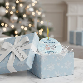 ベビー初めてのクリスマス セラミックオーナメント