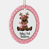 ベビー初めてのクリスマス セラミックオーナメント (右)
