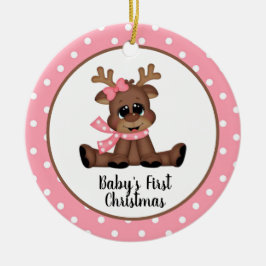ベビー初めてのクリスマス セラミックオーナメント