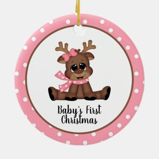 ベビー初めてのクリスマス セラミックオーナメント (裏面)
