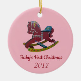 ベビー初めてのクリスマス セラミックオーナメント