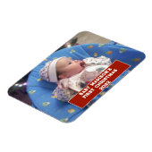 ベビー初めてのクリスマス パーソナライズされた マグネット (左側)