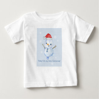 ベビー初めてのクリスマス ベビーTシャツ