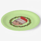 ベビー初めてのクリスマス ペーパープレート (アングル)