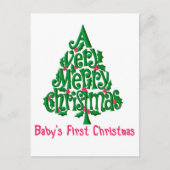 ベビー初めてのクリスマス ポストカード (正面)