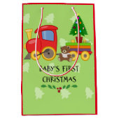 ベビー初めてのクリスマス ミディアムペーパーバッグ (正面)