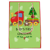 ベビー初めてのクリスマス ミディアムペーパーバッグ (裏面)