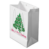 ベビー初めてのクリスマス ミディアムペーパーバッグ (正面アングル)