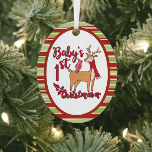ベビー初めてのクリスマス メタルオーナメント