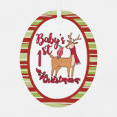 ベビー初めてのクリスマス メタルオーナメント (裏面)