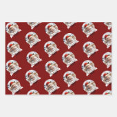 ベビー初めてのクリスマス ラッピングペーパーシート (正面3)