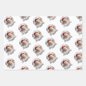 ベビー初めてのクリスマス ラッピングペーパーシート (正面)