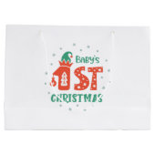 ベビー初めてのクリスマス ラージペーパーバッグ (裏面)