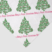 ベビー初めてのクリスマス 薄葉紙 (詳細)
