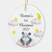 ベビー初バンプクリスマスセラミックオーナメント セラミックオーナメント (左)