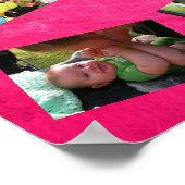 ベビー初年度ポスパーソナライズされたター ポスター (角)