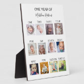 ベビー初年度写真 フォトプラーク (側面)