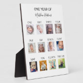 ベビー初年度写真 フォトプラーク (側面)