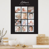 ベビー初年度月刊写真ポスター ポスター (キッチン)