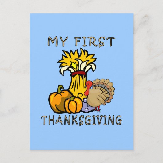 ベビー初感謝祭 シーズンポストカード (正面)