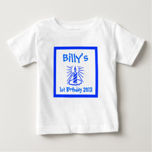 ベビー初誕生日ベビー第1位 ベビーTシャツ