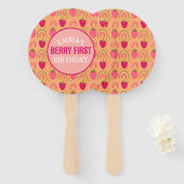 ベビー初誕生日、ベリー初誕生日ファン ハンドファン (正面&裏面)