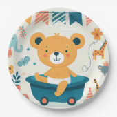 ベビー初風呂 ペーパープレート (正面)