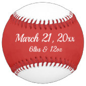 ベビー初 ソフトボール (裏面)